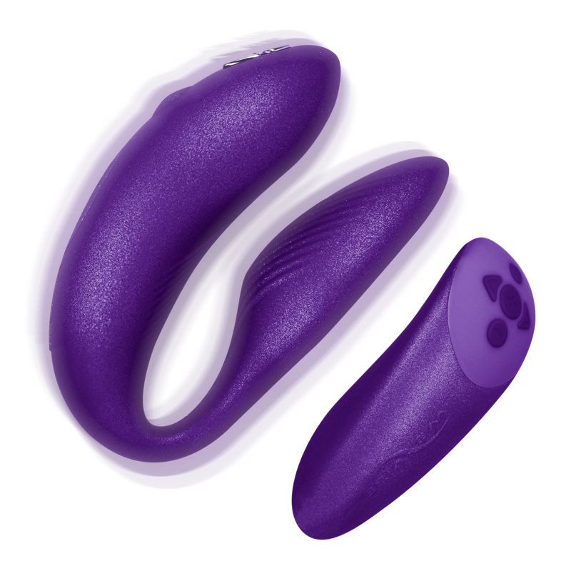 Vibrator pentru Cupluri, We-Vibe - Chorus, cu Telecomanda Squeeze, Lilac
