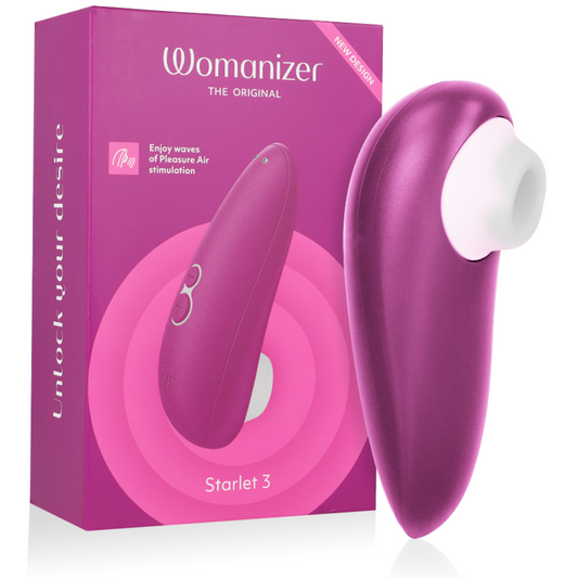 Stimulator Clitoris, WOMANIZER - Starlet 3, Tehnologie Pleasure Air, 6 Trepte, Violet