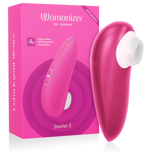 Stimulator Clitoris, WOMANIZER - Starlet 3, Tehnologie Pleasure Air, 6 Trepte, Roz