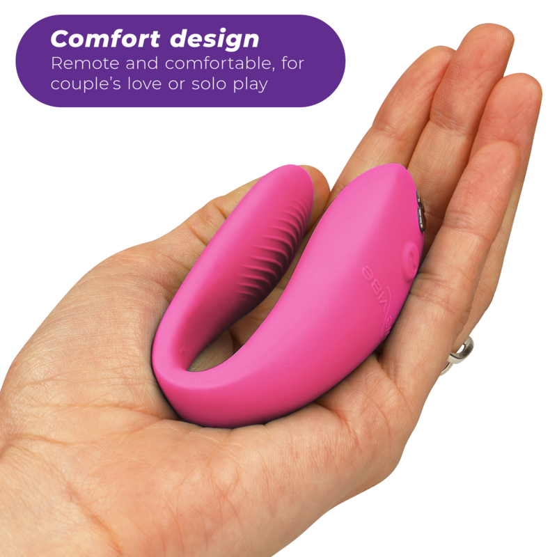 Stimulator Clitoris, We-Vibe - Sync Lite, Control prin Aplicatie, Roz