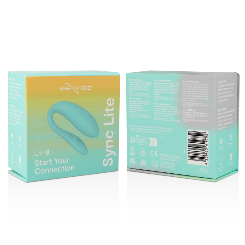 Stimulator Clitoris, We-Vibe - Sync Lite, Control prin Aplicatie, Roz