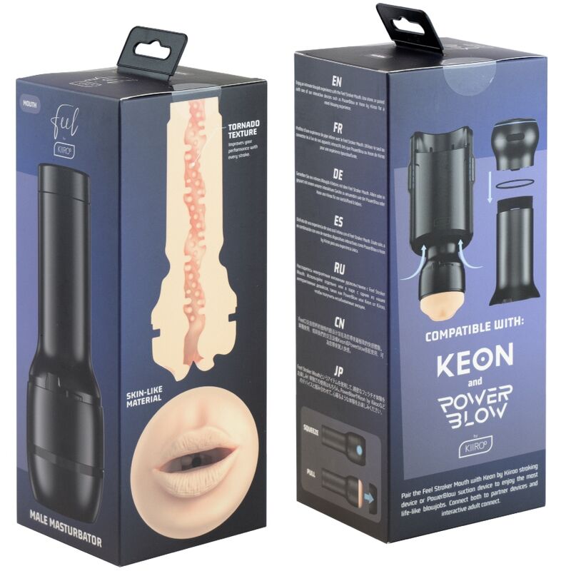 Masturbator Gura, Kiiroo - Feel Masturbator Mouth, Compatibil cu Dispozitive Interactive Kiiroo