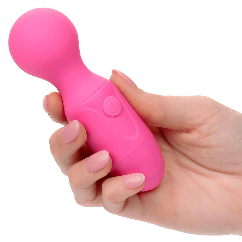 Vibrator Reincarcabil, CalExotics - First Time Rechargeable Massager, 10 Vibratii, Roz