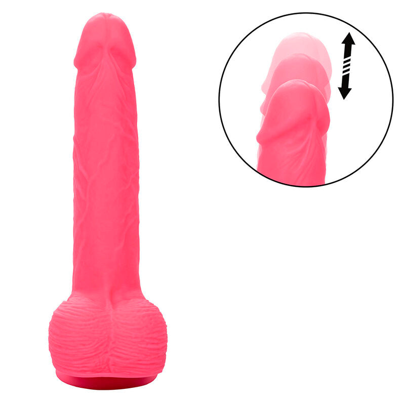 Vibrator Realistic, Calexotics - Studs, 10 Vibratii, 17.75 CM Roz