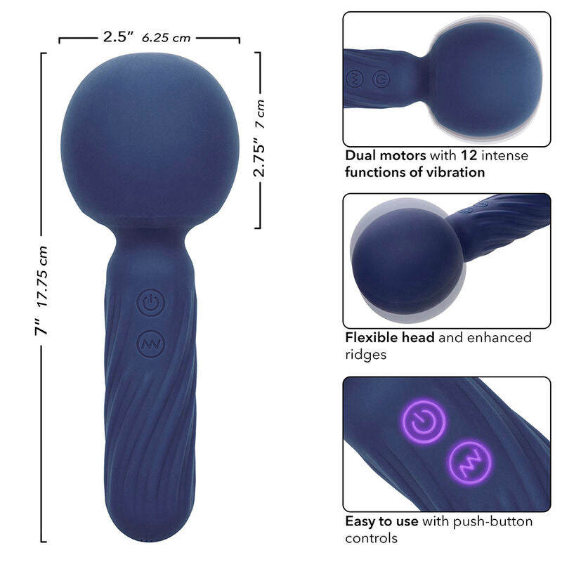 Vibrator, Calexotics - Charisma Seduction, 12 Functii, 17.75 CM X 6.25 CM Mov
