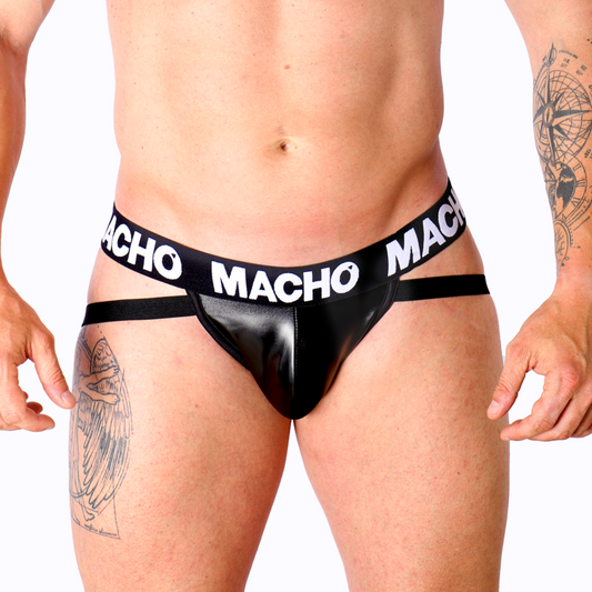 Jock Fetish Barbati, MACHO - MX25NC Piele Eco Elastica