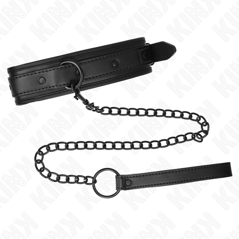 Guler Bondage Neopren, Kink - Model 2, cu Curea Ajustabila, 78 CM / 37.5-49.5 CM