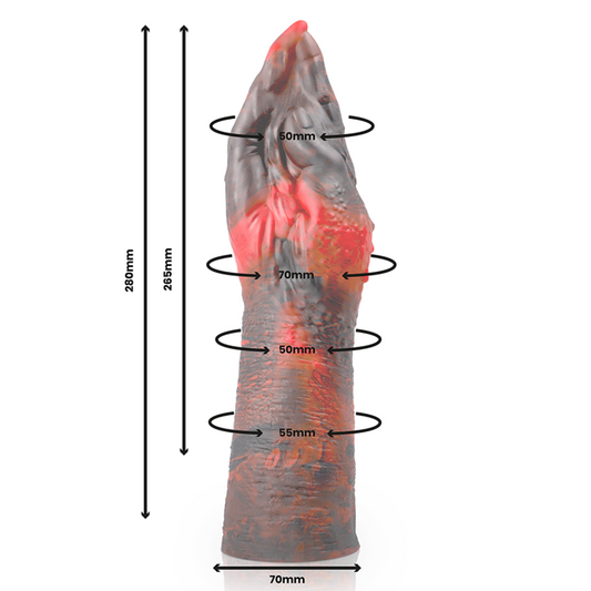 Dildo EPIC - Lilith, Evil Demon, Silicon Lichid, Marimea L, 28 cm