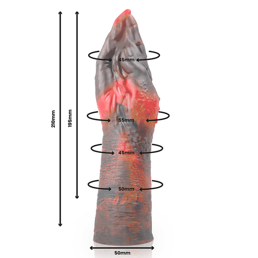 Dildo EPIC - Lilith, Evil Demon, Silicon Lichid, Marimea M, 21 cm