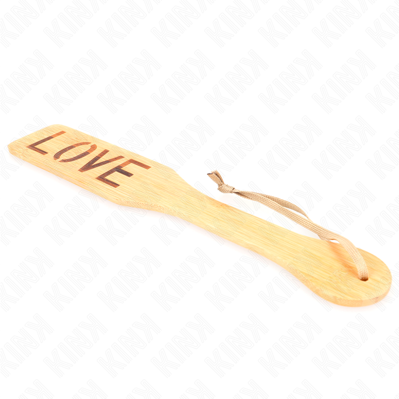 Padela, Kink - Bamboo Word Love, din Bambus cu Cuvant Love, 32 X 5.5 CM