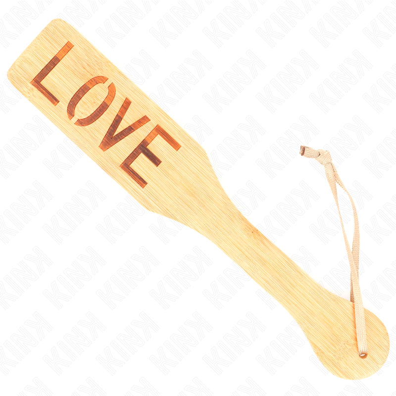 Padela, Kink - Bamboo Word Love, din Bambus cu Cuvant Love, 32 X 5.5 CM