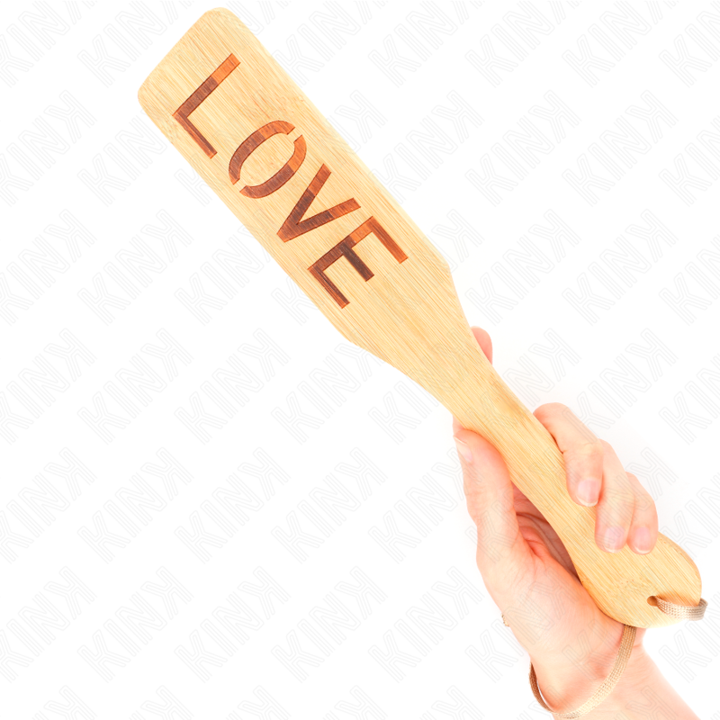 Padela, Kink - Bamboo Word Love, din Bambus cu Cuvant Love, 32 X 5.5 CM