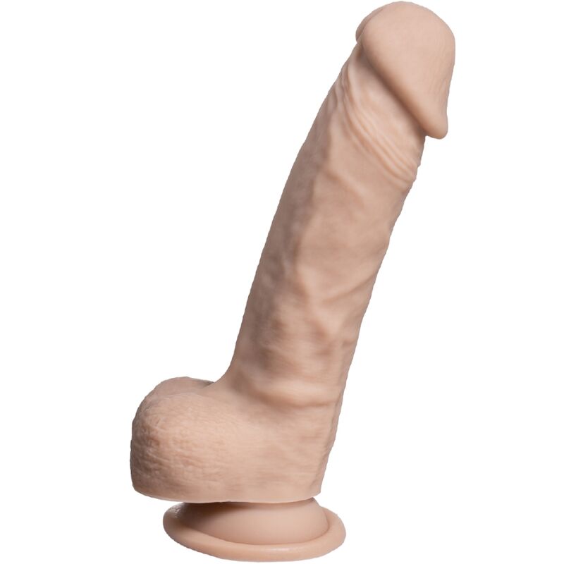 Dildo Realistic, SilexD - Real Skin, Thermo Reactive Premium Silexpan, 23 CM