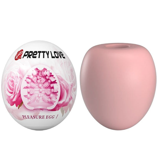 Masturbator Ou, PRETTY LOVE - cu Textura Striata, TPR, Roz