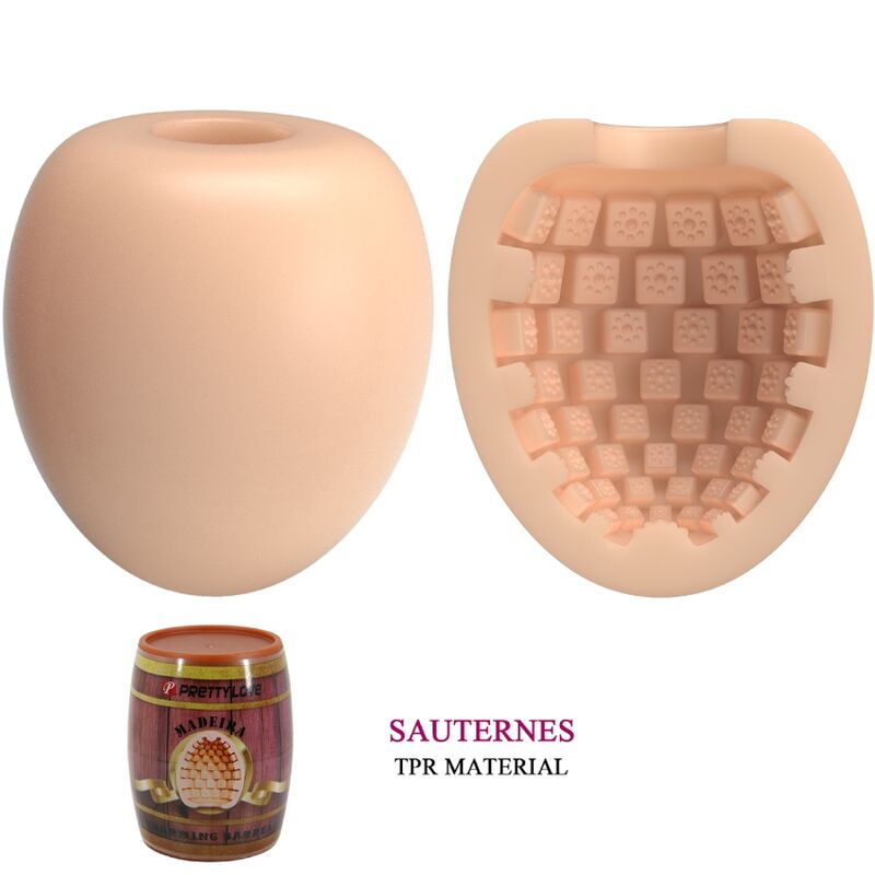 Masturbator Masculin, Pretty Love - Egg 2, Textura cu Nervuri, Nud