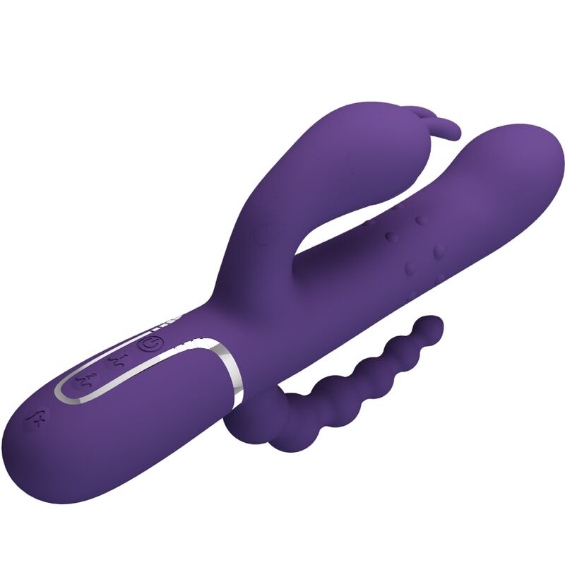 Vibrator Multifunctional, Pretty Love - Cammy Triple, 4 in 1, Mov