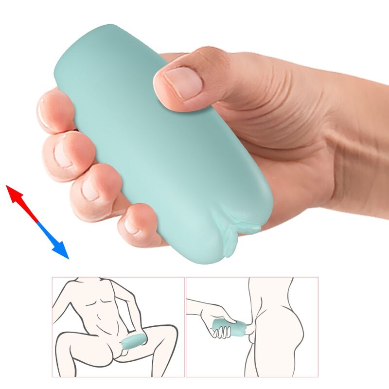 Masturbator Masculin, Pretty Love - Catherine, Impermeabil, Verde Aqua