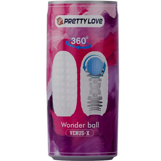 Masturbator Masculin, Pretty Love - Venus X Model 3, Rezistent la Apa, Alb