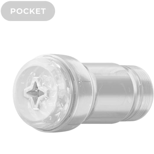Masturbator de Buzunar, KIIROO - Feel Pocket Stroker Crystal, Transparent