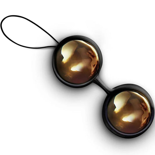 Bile Kegel, LELO - Luna Beads, Placate cu Aur 20 Karate