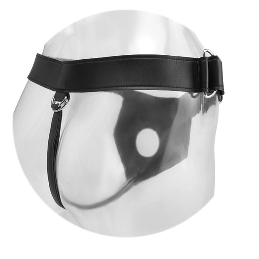 Ham Strap On, Fetish Fantasy Elite - Universal Heavy Duty Harness, Curele Reglabile si Inel O din Silicon, Pana la Talie 132.08 CM 4X