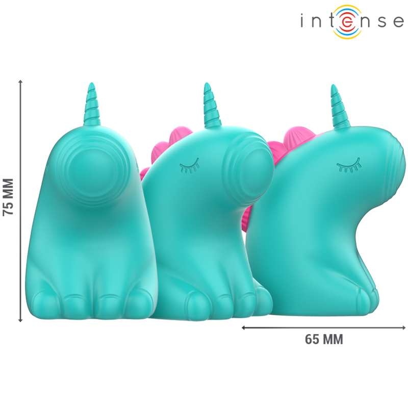 Stimulator Clitoris, Intense - Trixie, Design Unicorn, Verde