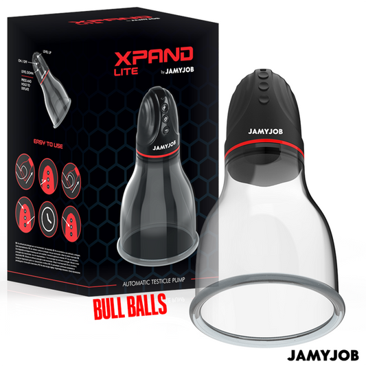 Pompa Testiculara Automata, JAMYJOB - XPAND LITE, 3 Niveluri Suctiune, Gri