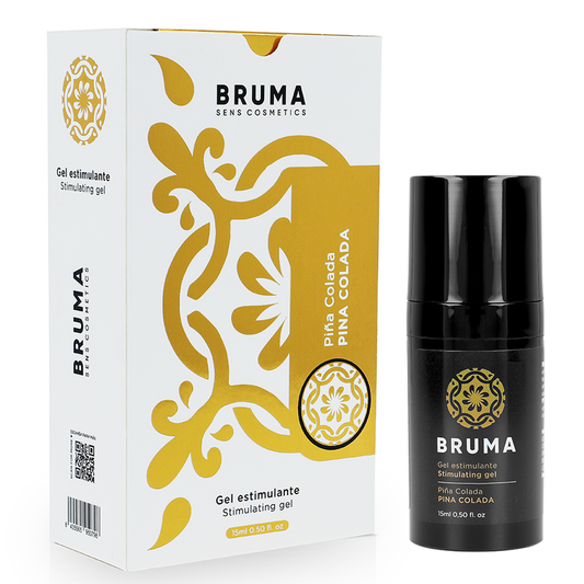 Gel Stimulator cu Aroma de Pina Colada, BRUMA - Formula Ultra-Alunecoasa, 15 ml