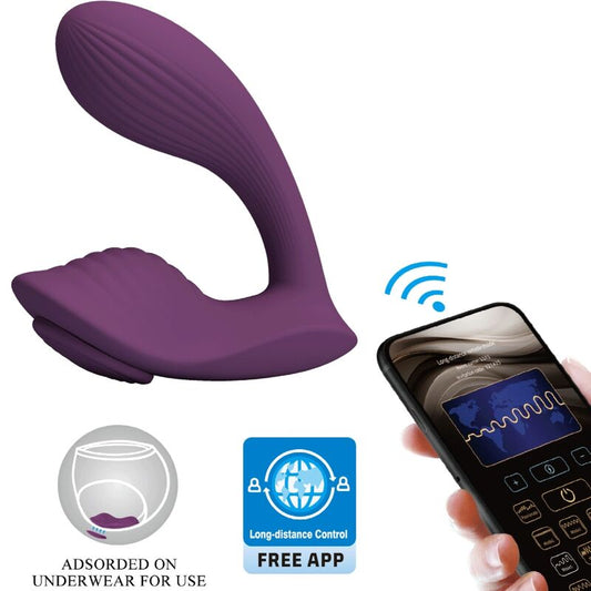 Vibrator cu Masator, PRETTY LOVE - Franz, Dublu Motor, Control App, Mov