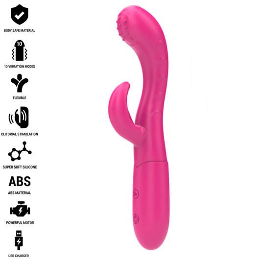 Vibrator cu Limba Stimulatoare, INTENSE - AMARA, 10 Vibratii, Roz