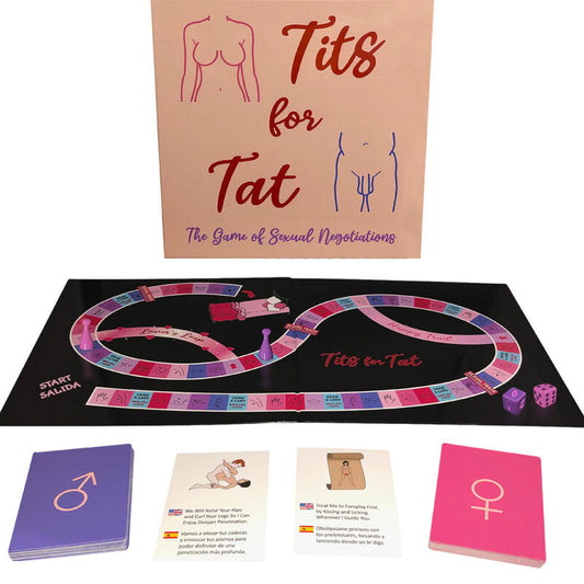 Joc Erotic pentru Cupluri, KHEPER GAMES - Tits for Tat, Joc de Societate