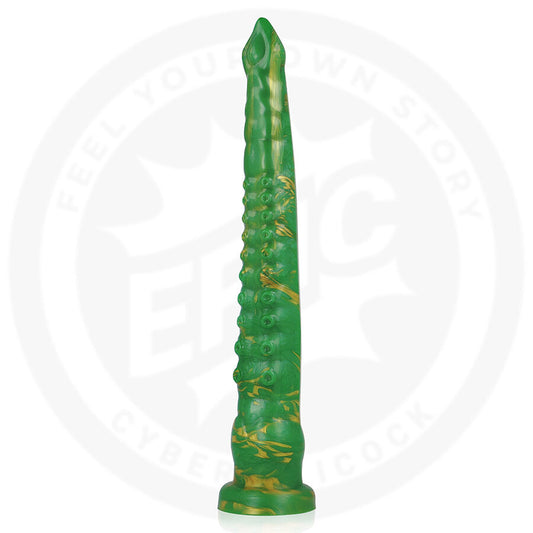 Dildo, EPIC - Hylos Green Flash, Cyberskin, 29,5 cm