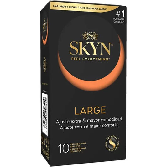 Prezervative Marime Mare XL, SKYN - Large King Size, Fara Latex, 10 buc