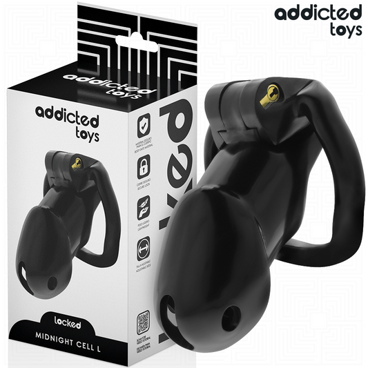 Cusca de Castitate, ADDICTED TOYS LOCKED - Midnight Cell, Marime L