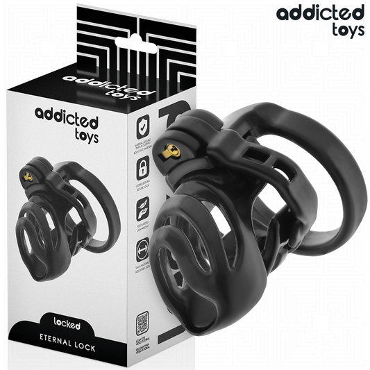 Cusca de Castitate cu Dilatator Uretral, ADDICTED TOYS - Locked Eternal Lock, 9 cm