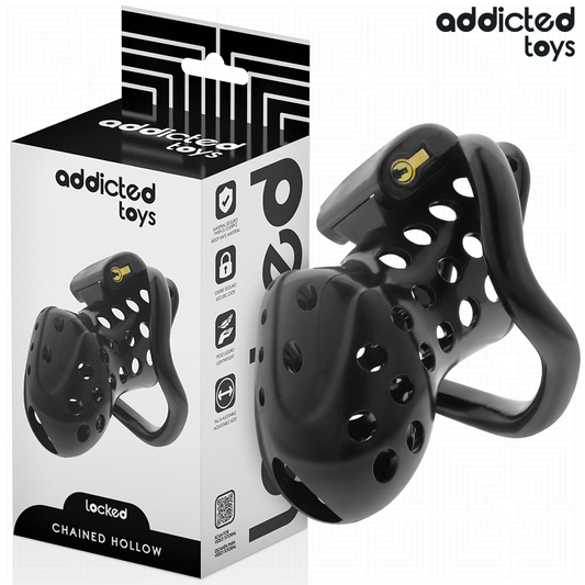Cusca de Castitate Hollow, ADDICTED TOYS - Locked Chained, 10,5 cm