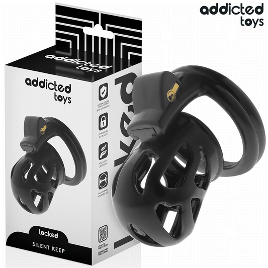 Cusca de Castitate, ADDICTED TOYS LOCKED - Silent Keep, 7,5 cm