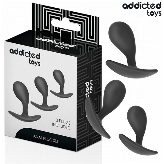 Set 3 Dopuri Anale, ADDICTED TOYS - Silicon Medical, Model 3