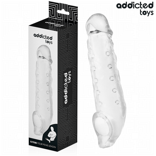 Manson pentru Penis, ADDICTED TOYS - Transparent, Marimea M, 27 cm