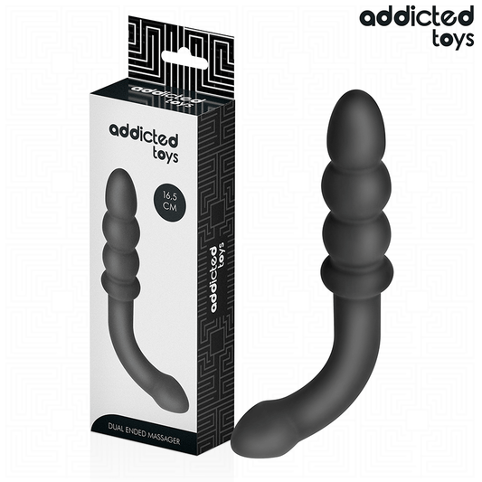Masator Anal Dublu Silicon, ADDICTED TOYS - 16,5 cm