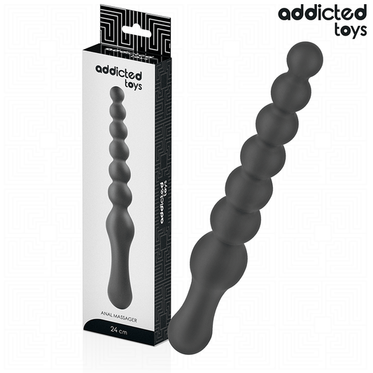Masator Anal Dublu Silicon, ADDICTED TOYS - 24 cm
