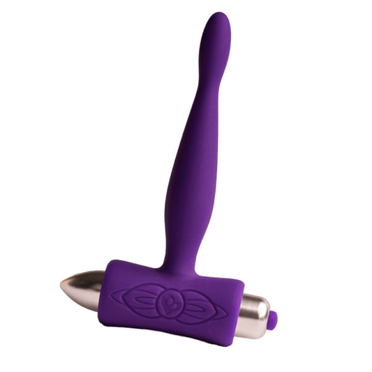 Dop Anal cu Vibratii, ROCKS-OFF - Petite Sensations Teazer, Silicon Medical + ABS, Mov
