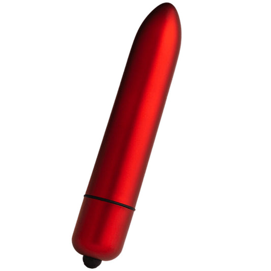 Vibrator Bullet, ROCKS-OFF - RO-160 Rouge Allure, 10 Vibratii, Silicon, Rosu