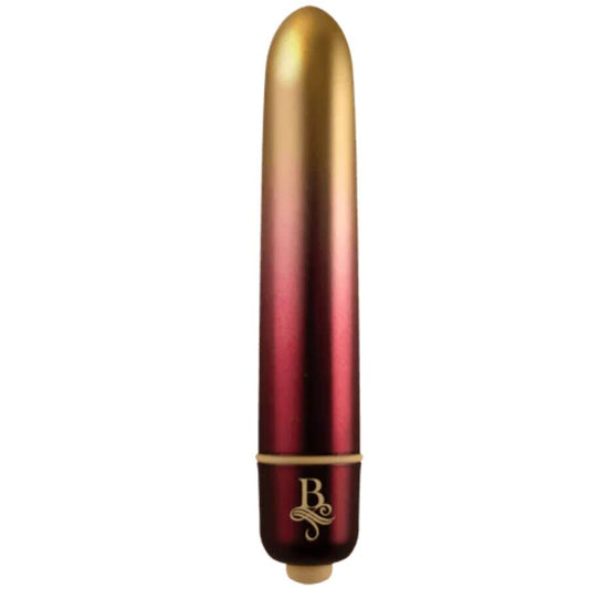 Vibrator Bullet cu Vibratii, ROCKS-OFF - RO-90 Debutante Auriu, Silicon Medical, 10 Moduri, IPX7