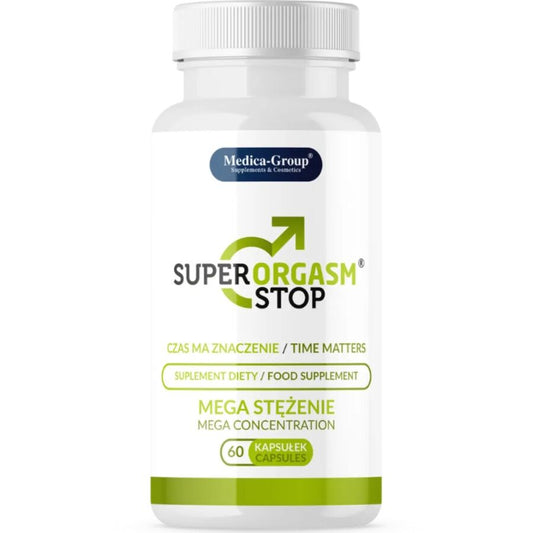 Capsule pentru Intarzierea Ejacularii, MEDICA GROUP - Super Orgasm Stop, 60 Capsule