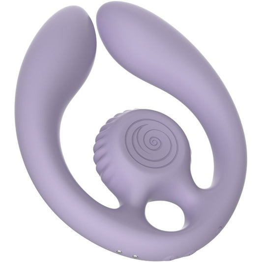 Stimulator pentru Cupluri cu Telecomanda, SNAIL VIBE - Gizi Duo, 3 Motoare