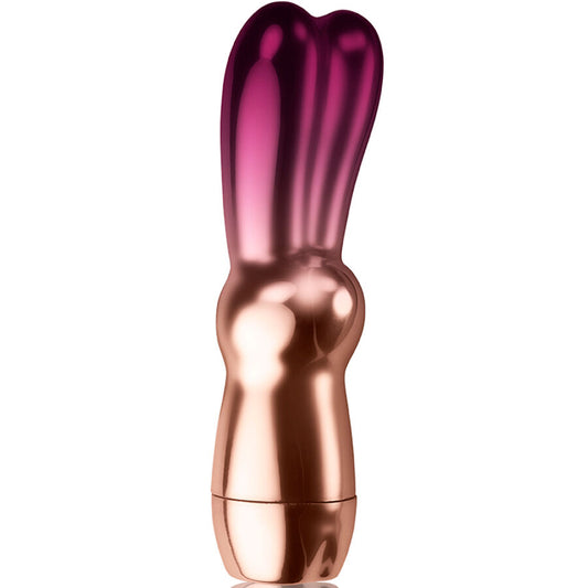 Vibrator Bullet Iepuras, CLIMAXIMUM - Bella Bunny, 10 Viteze, Silicon/ABS, IPX7
