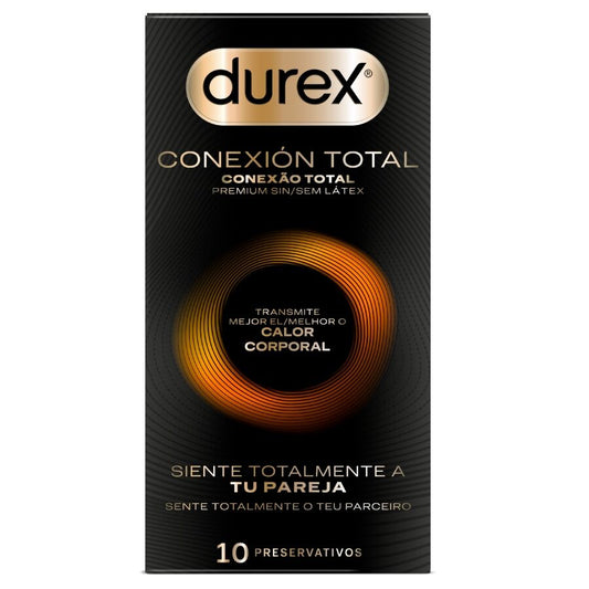 Prezervative Fara Latex, DUREX - Total Connection Ultra Fine Plus, 10 buc