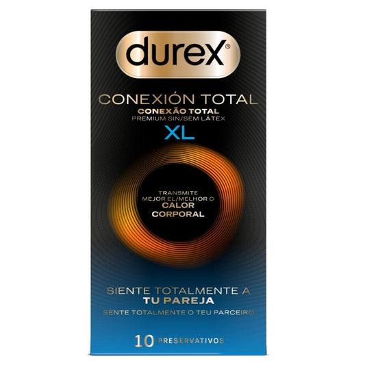 Prezervative XL Ultra-Subtiri Fara Latex, DUREX - Total Connection, 10 Bucati