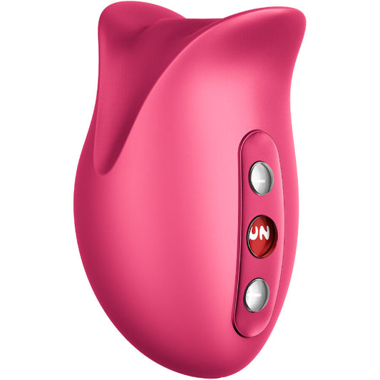 Stimulator Clitoris Air Pulse, FUN FACTORY - BELLE, 11 Moduri, Silicon, Zmeura